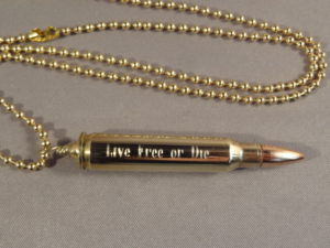 "Live Free or Die" Necklace