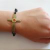Cross Bracelet with 9 mm Case Heads