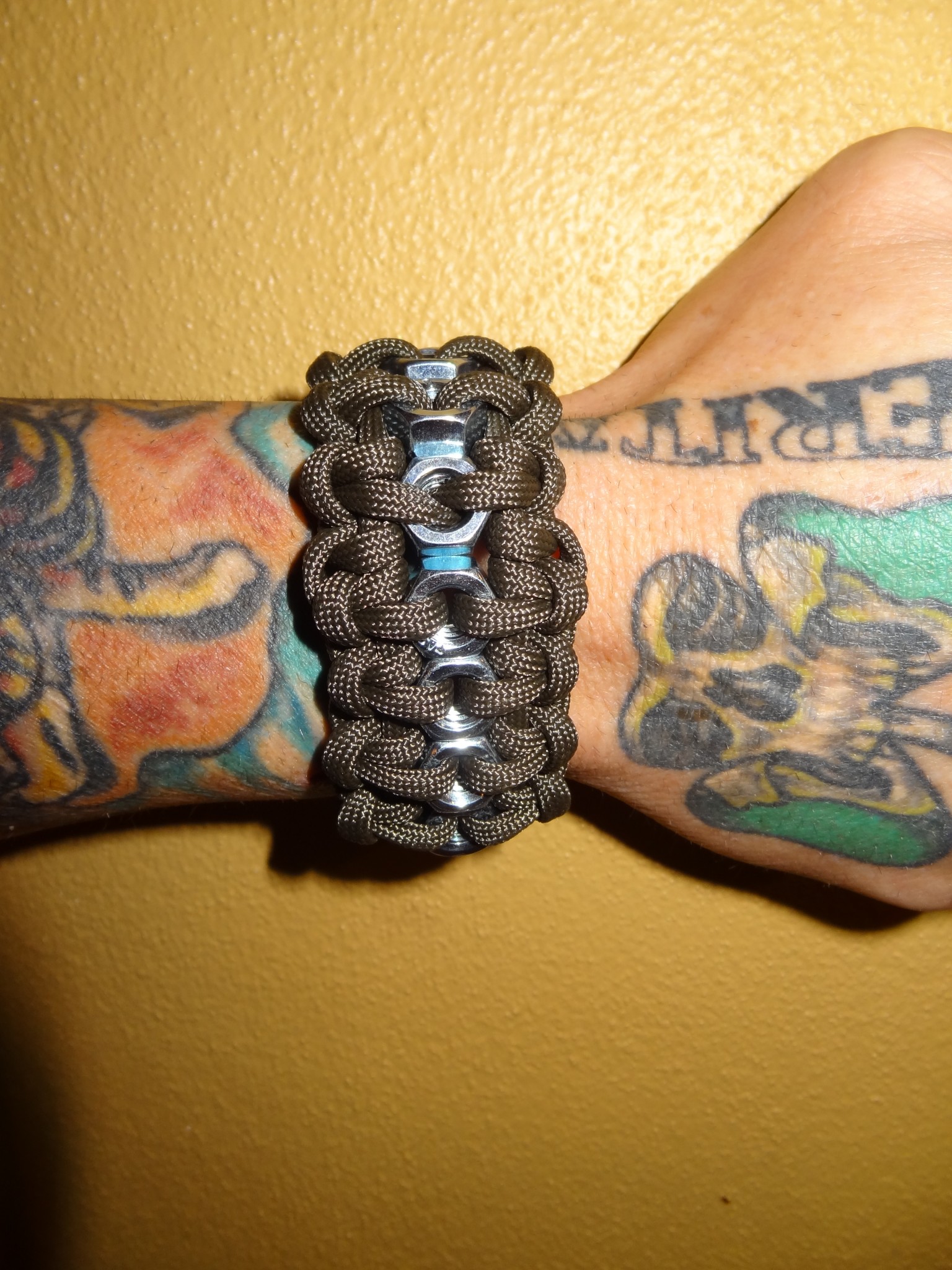 Custom Hex Nut Paracord Bracelet -HNPB-Cust