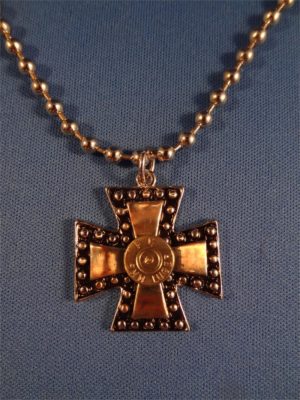 Iron Cross Pendant with 9 mm Case Head