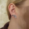 Silver Revolver Earrings-Fun Stocking Stuffer! - Image 3