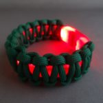 Light-Up Christmas Bracelet in Low Light