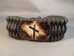 Paracord Bracelet Christian Cross