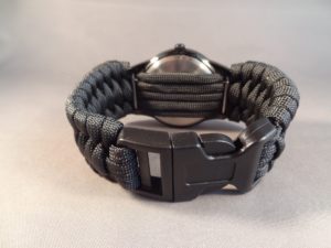 Paracord Watchband & Watch with .38 Special Case Heads