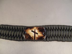 Paracord Bracelet Christian Cross