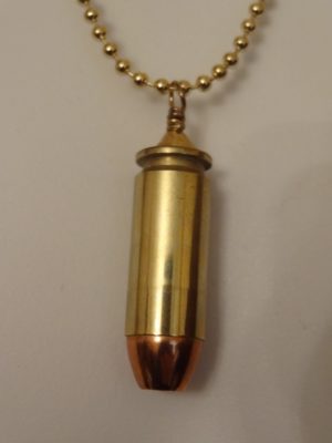 10 mm Cartridge -Brass Case & Hollow Point Bullet