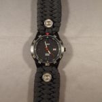 Paracord Watchband & Watch with .38 Special Case Heads