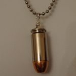 .40 Caliber Cartridge-Nickel Plated Case & Full Metal Jacket Bullet