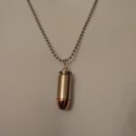 .40 Caliber Cartridge-Nickel Plated Case & Hollow Point Bullet