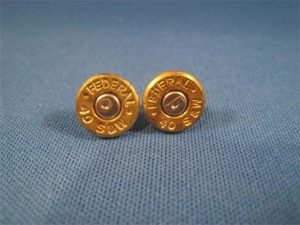 .40 Caliber Case Head Earrings