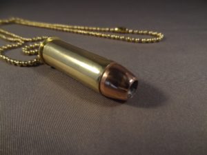 .44 Magnum Cartridge-Brass Case & Hollow Point Bullet