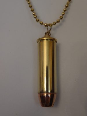 .44 Magnum Cartridge-Brass Case & Hollow Point Bullet