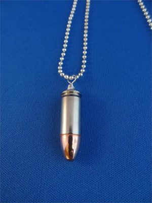9 mm Nickel Plated Case/FMJ Bullet