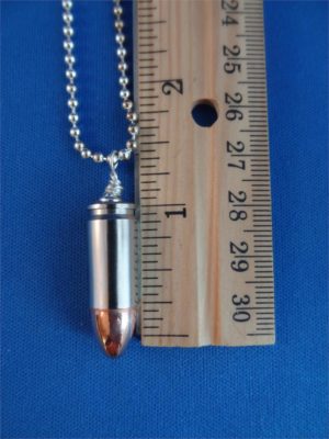 9 mm Nickel Plated Case/FMJ Bullet