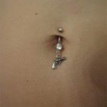 Basic .38 Special Belly Button Ring