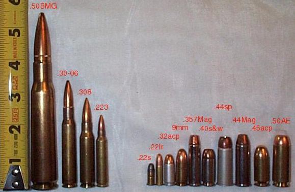 ammunition sizes