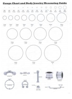 Plug sizes