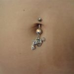 Silver & Light Pink .38 Special Belly Button Ring