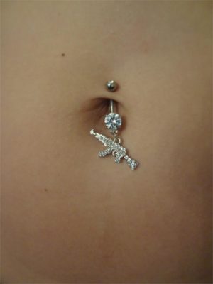 AR-15 Belly Button Ring