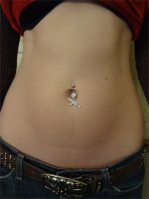 AR-15 Belly Button Ring