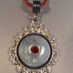 12 Gauge Necklace with Red Trim 1