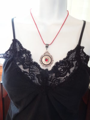 12 Gauge Necklace with Red Trim 4