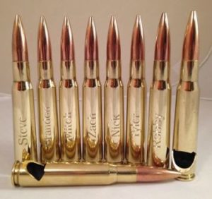 Engraved .50 Caliber Bottle Openers