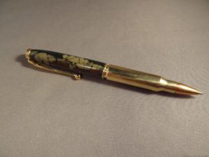 Real bullet Pen -.308 Camo