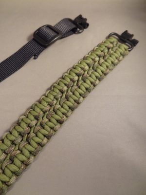 Custom Gun Slings -Green/Camo-Pattern-Side One