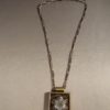 Expanded Hollow Point Square Pendant .45 ACP