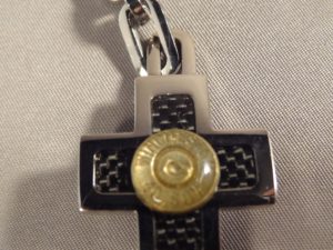 9 mm Case Head Cross Bracelet