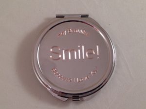 Engraved Mirror Compact