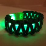Green LED Light Up Bracelet