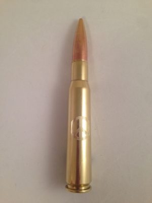 .50 Caliber Bottle Opener with Peace Sign