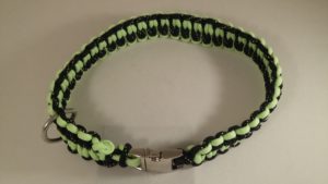 Dog Collar-Quick Deploy Blaze Bar Weave-Metal Buckle-Durable & Strong - Image 2