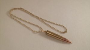 .300 Blackout (300 BLK) Cartridge-.300 Blackout Necklace, .300 BLK Key Chain - Image 2