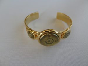 Triple Case Head Bracelet  ©  .50 Caliber BMG and 9 mm Calibers - Image 5