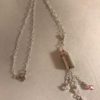 Sterling Silver "MOM" Necklace with Beaded Dangles © - Image 3