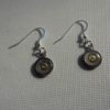 Sterling Silver 9 mm Case Head Dangle Earrings - Image 2