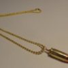 9 mm Necklace Featuring Second Amendment Ammunition Brass
