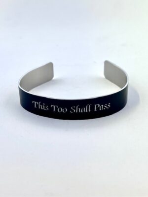 Charlie Kirk Tribute Bracelet "This Too Shall Pass"